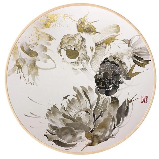 金鳞仙子,水中牡丹—青年女画家刘畅作品欣赏