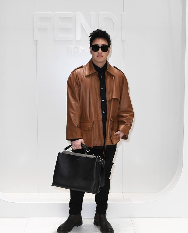 米兰男装周 BIGBANG太阳帅拚饿了的潘玮柏 FENDI用大购物袋圈粉