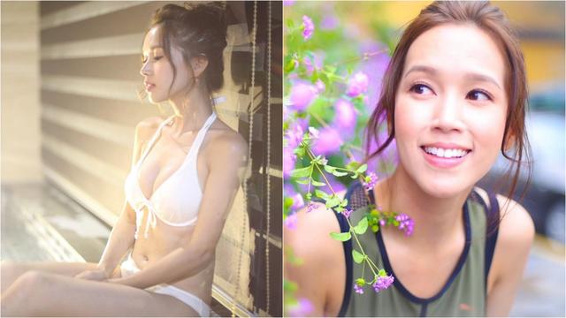 TVB小花性感打扮与工人姐姐逛街购物