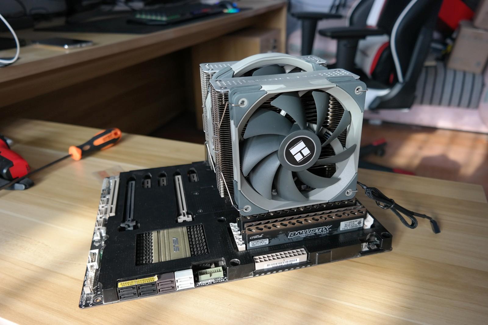 大霜塔的终结者!利民霜灵fs140双塔cpu散热器开箱评测