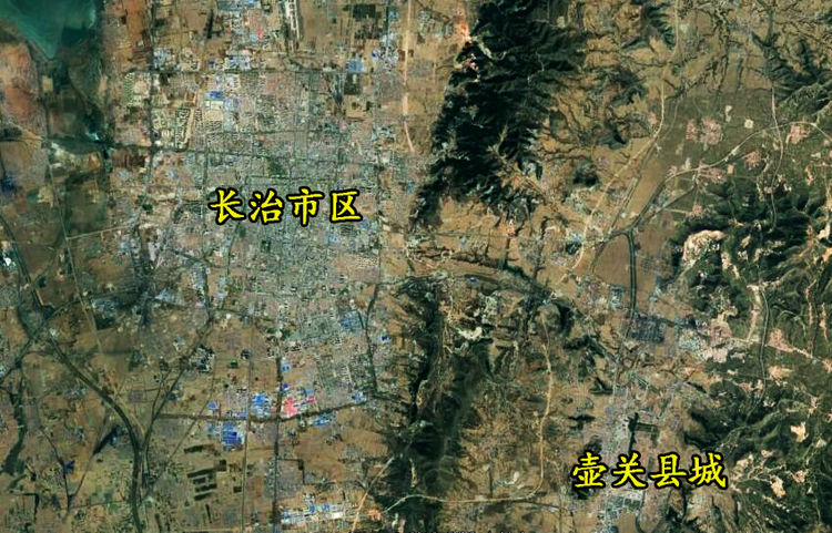 山西长治一个县县城紧邻市区有5a级太行山大峡谷八泉峡景区