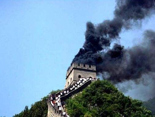 看长城尽头就知道了