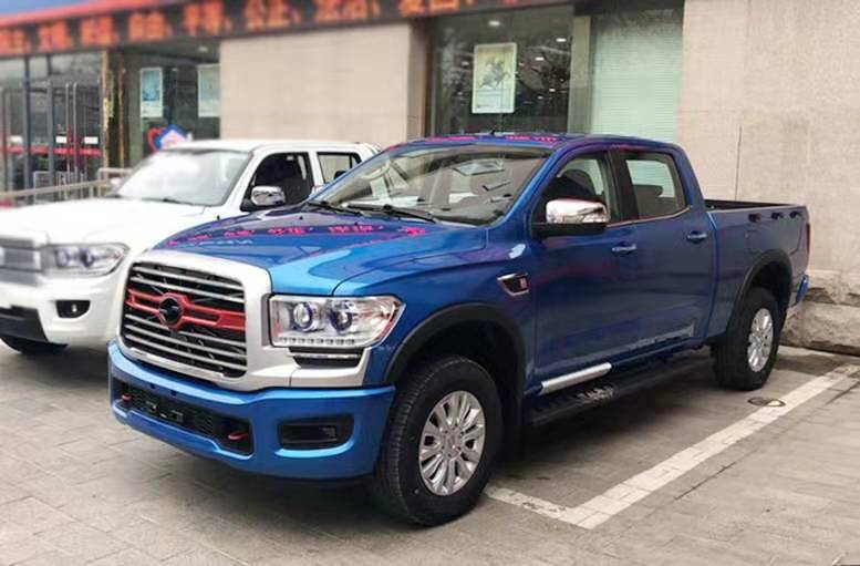 国产霸气大尺寸皮卡,中兴领主新车亮相,轴距3513毫米