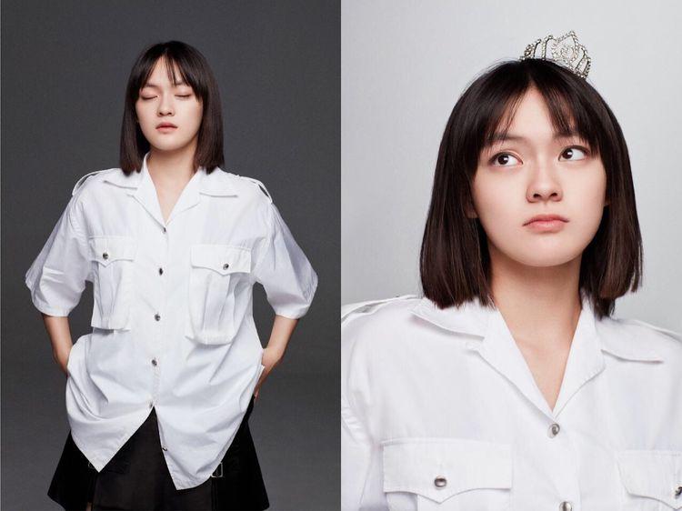 16岁文琪妹妹英气十足的高级脸却被网友评论太男生