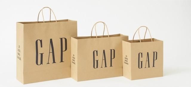 塑胶袋bye！日本GAP改用再生纸袋并收费 逛街记得自备购物包