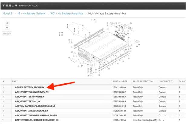 特斯拉Model S/X生产了新款电池组？能量容量有85 kWh