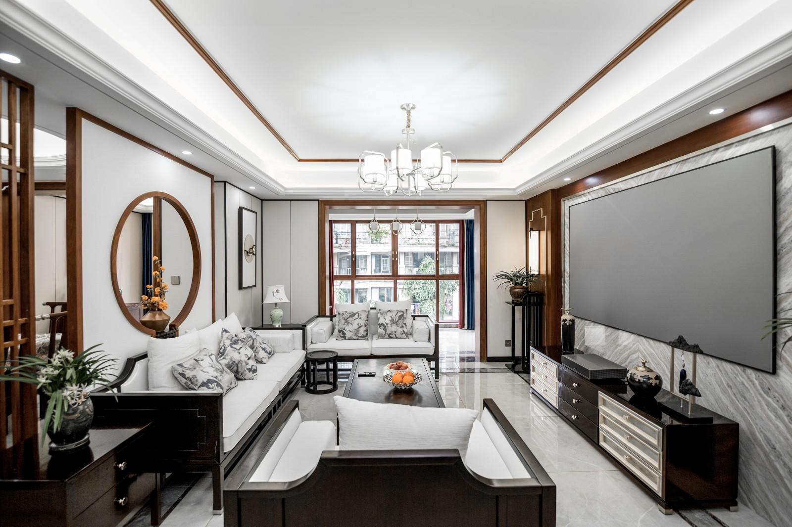 这才是中国风豪宅,300㎡中式别墅,客厅全是红木,卧室有亮点