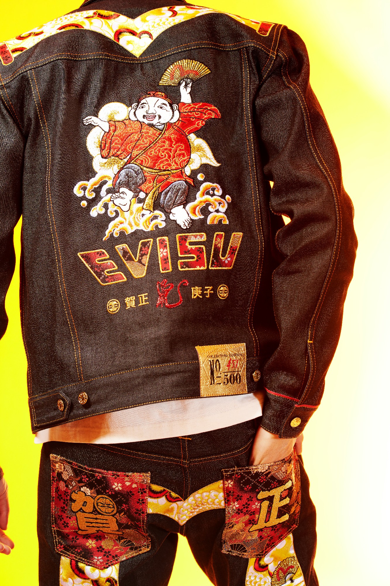 evisu2020庚子年限定款强势登陆 福神贺岁礼藏鼠年牛仔套装献礼