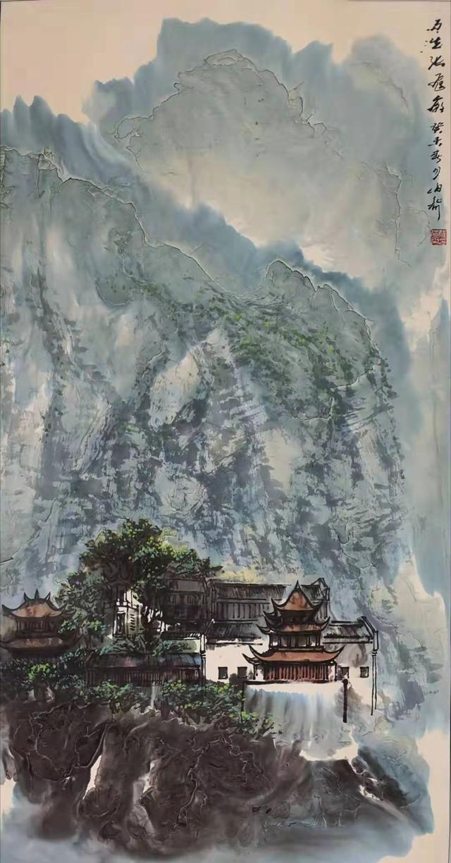 绚丽多彩,姹紫嫣红,画家姚伯齐绝美的泼彩画作品欣赏