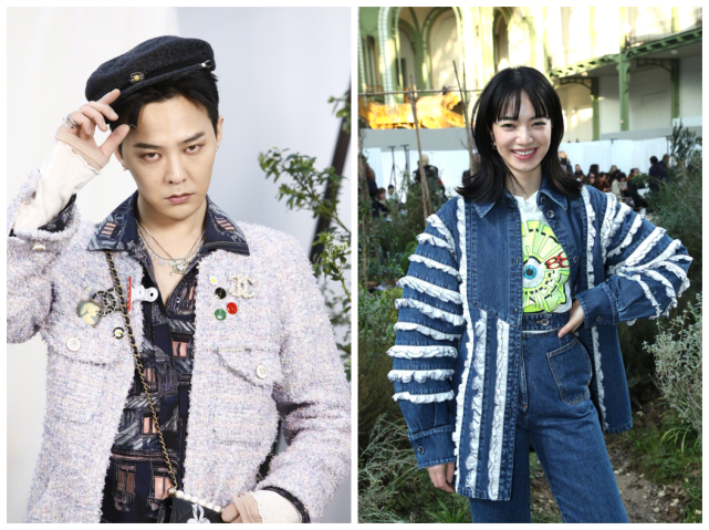 权志龙开启新恋情与厌世脸超美绯闻女友一起看秀