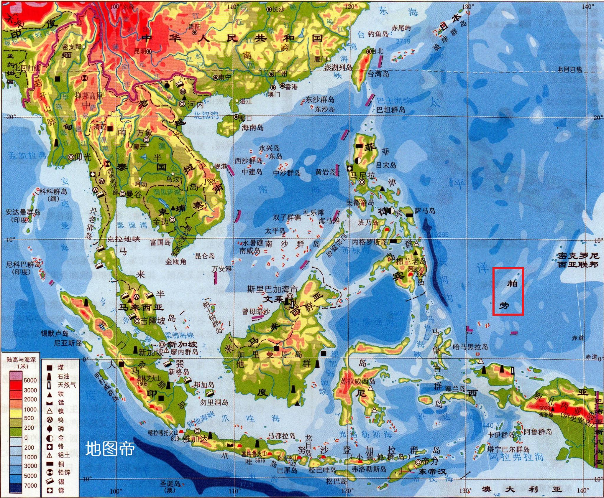 我国东南有个面积巨大的群岛国家菲律宾,菲律宾南端的棉兰老岛以东不
