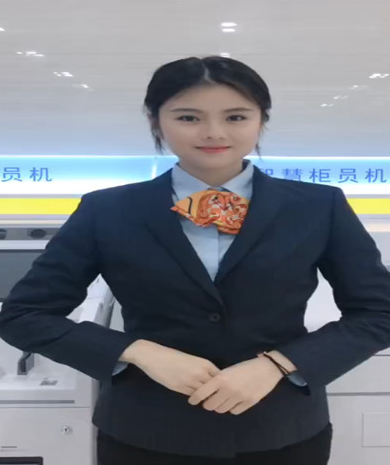 银行小姐姐走红网络,换工作服放下头发,网友:心动的感觉