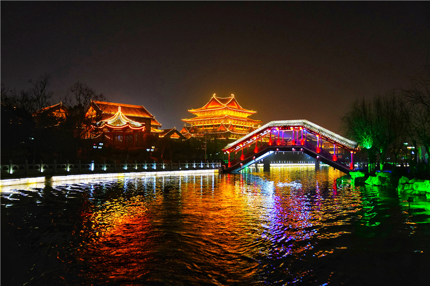 夜游御河,感受北宋时期的古人生活|御河|开封|包公祠_新浪新闻