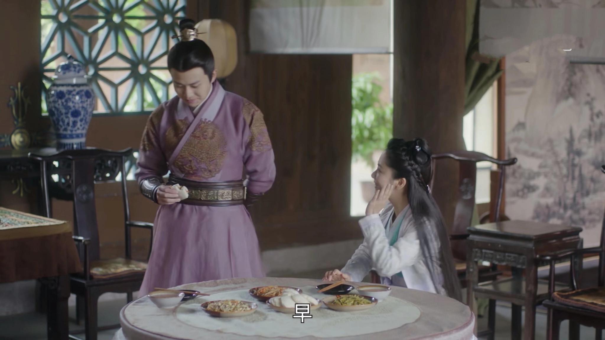 锦衣之下扇坠吻快来了今夏陆绎吃肉夹馍太有爱了细节好评