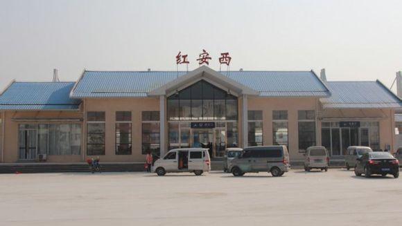 湖北省红安县重要的高铁车站红安西站