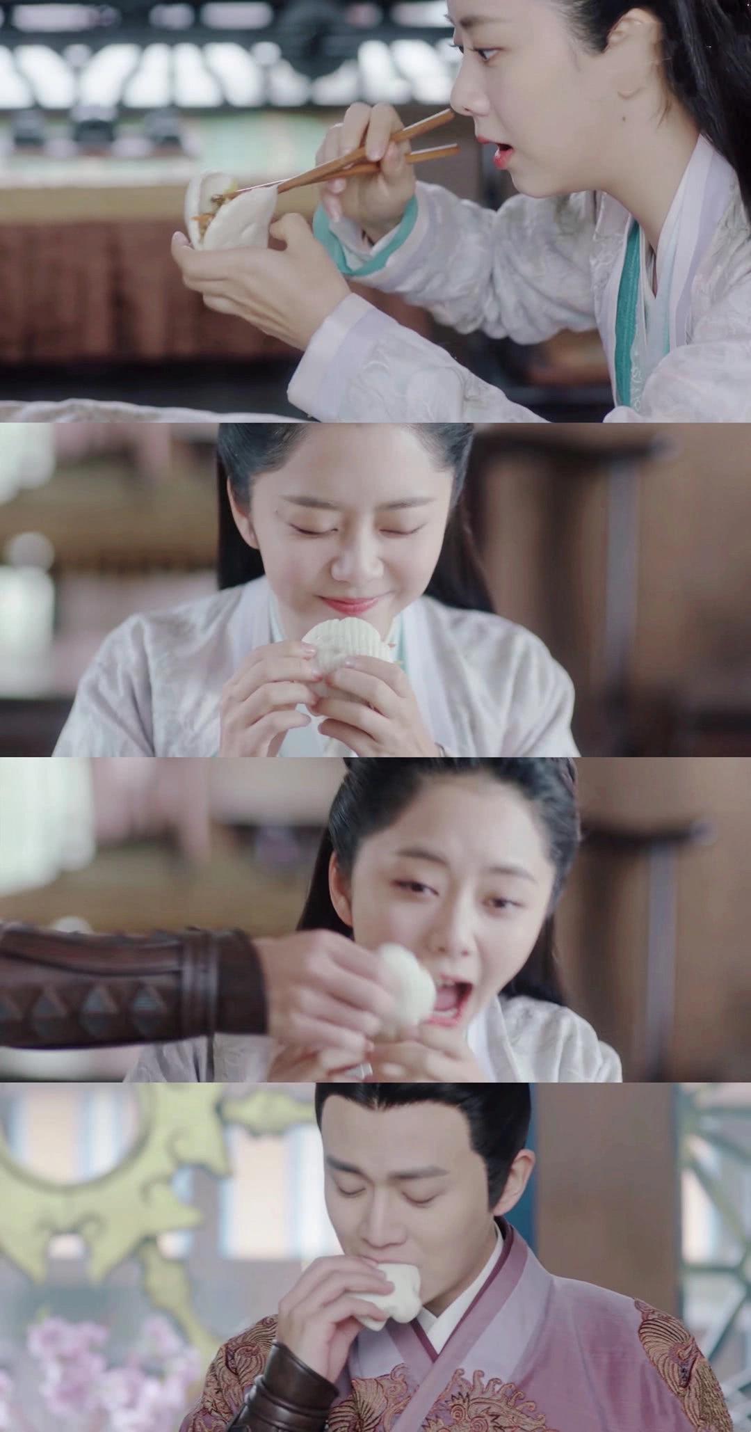 锦衣之下扇坠吻快来了今夏陆绎吃肉夹馍太有爱了细节好评