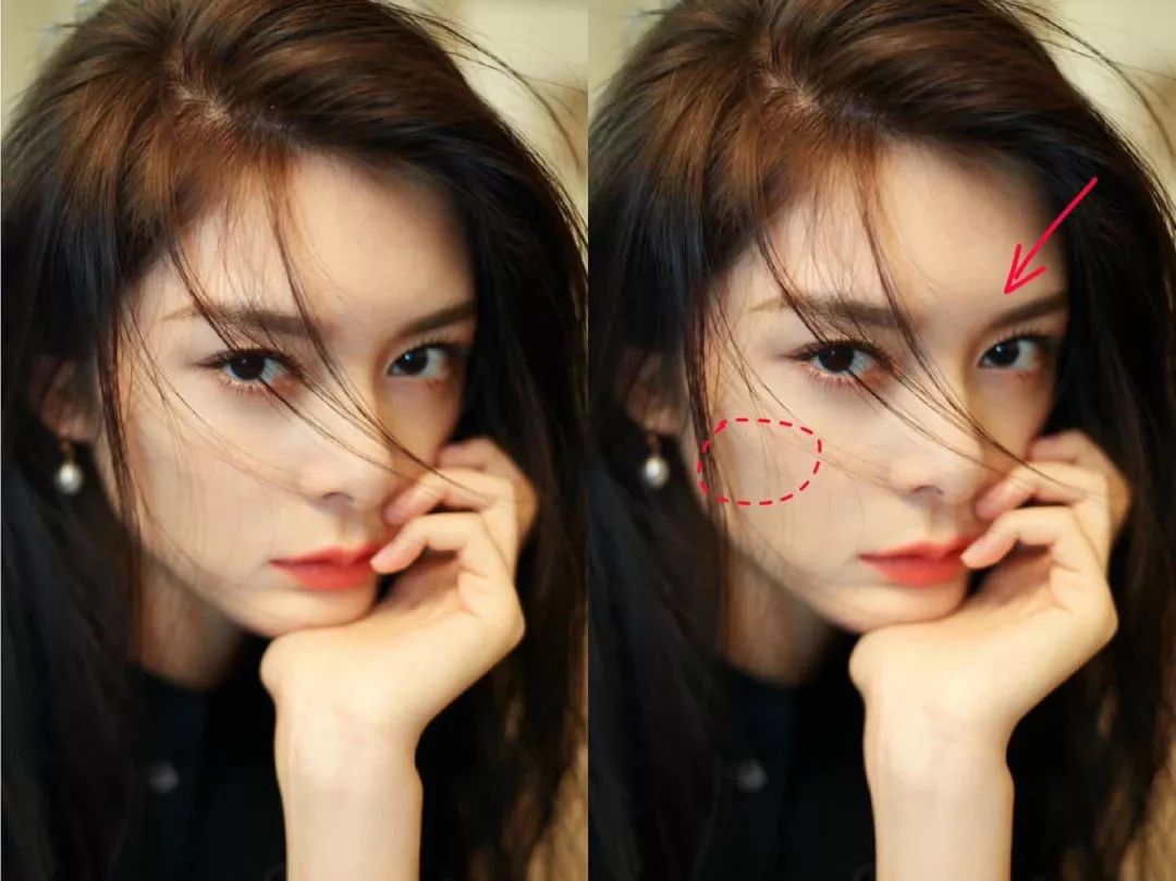 但大家看,如果这张脸用自拍软件磨去颧骨和眉骨的高低差,完全泯然众人