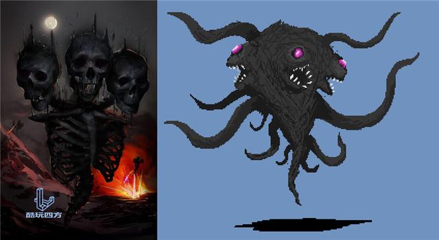 (图片:fortnitebad,neytirixx)⑦更甚者用山海经的方式绘成mc的劫掠兽