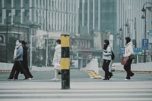 武汉封城后的24小时 （画面来源：林晨同学Hearing）