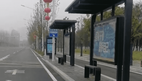 封城后的武汉市面