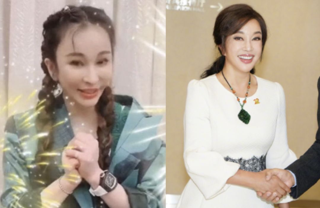 温岚咋又变样了?这次的脸又整成了刘晓庆?