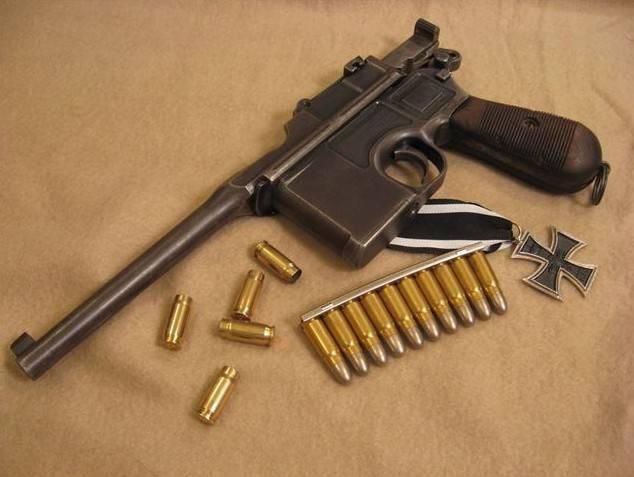 抗战时期中国改造的驳壳枪,成为游击队青睐的武器,非常实用