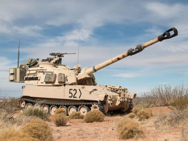 超长炮管:美军新一代自行榴弹炮亮相,射程100公里,平射打坦克|射程|自