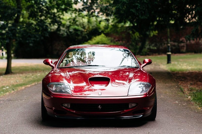 法拉利575m实车 经典大气的造型