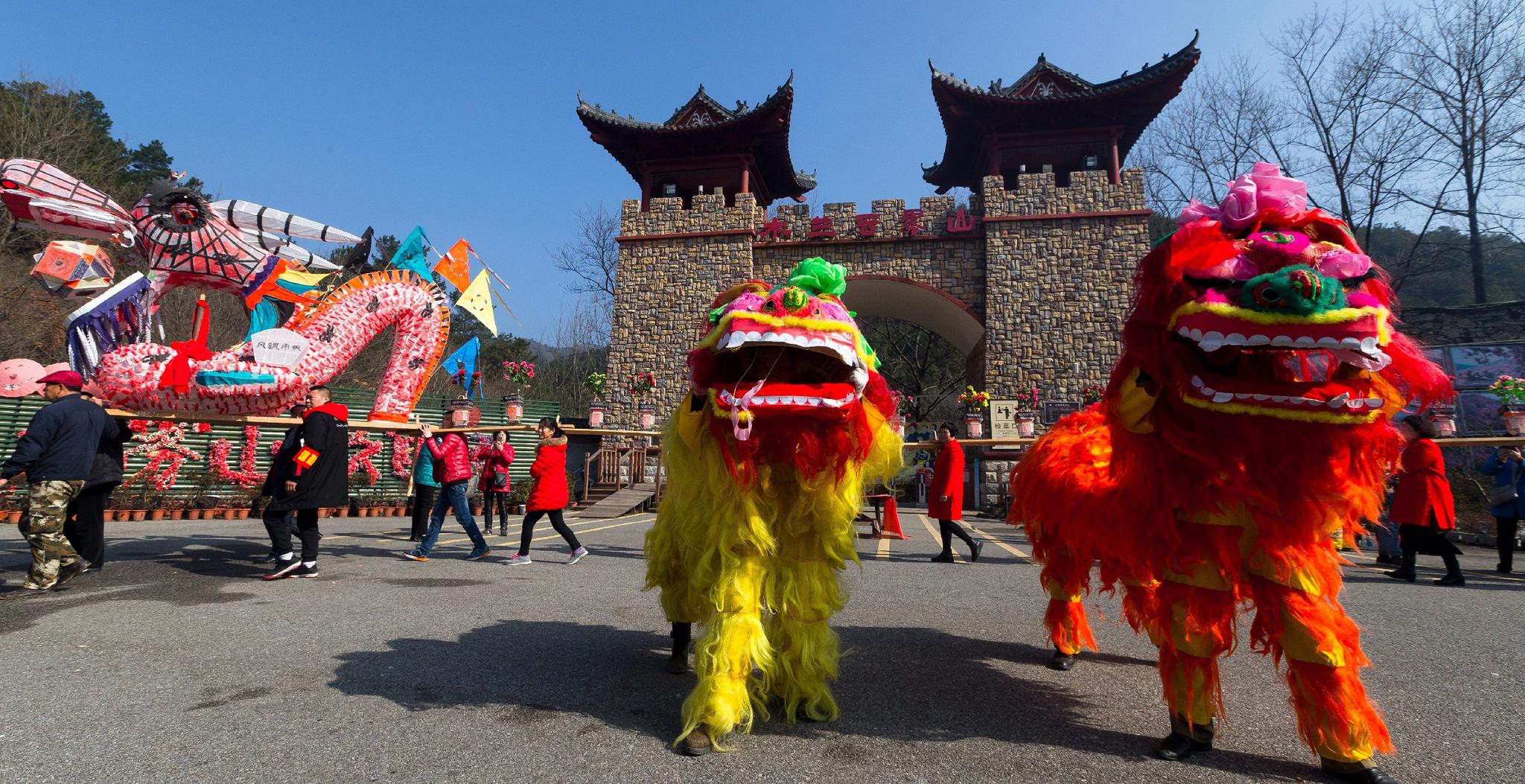待到疫情散去,我们一起去武汉黄陂,探索僵狮子千年不衰之谜