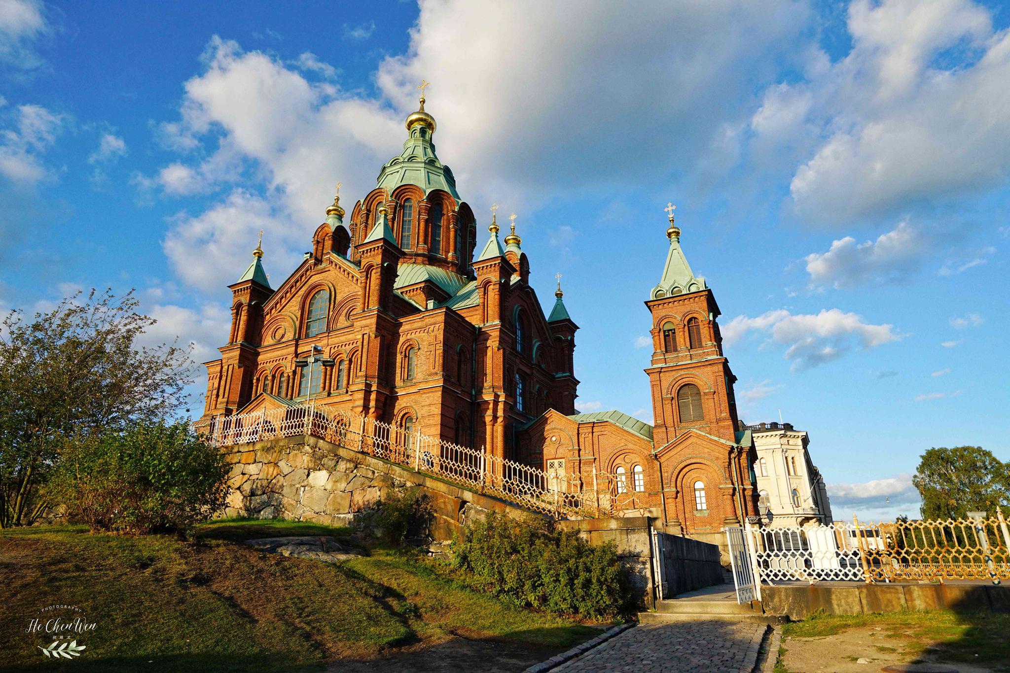 芬兰著名的东正教堂,又被称为红教堂,充满神秘色彩