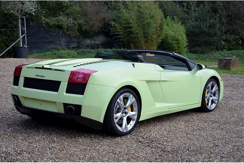 兰博基尼gallardo敞篷版实车 简洁拉风的设计