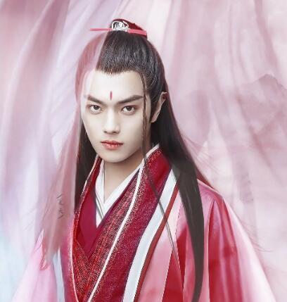 在额头画花的男明星古装造型朱一龙太仙乔振宇经典