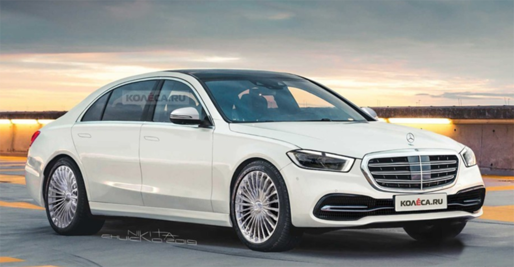 此前曝光奔驰S级假想图