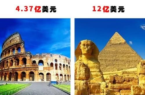 世界10大著名景觀,放在今日建造需要花費多少資金?