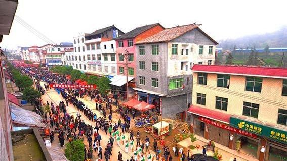 湖南省通道县西南门户上的铁路车站——牙屯堡站