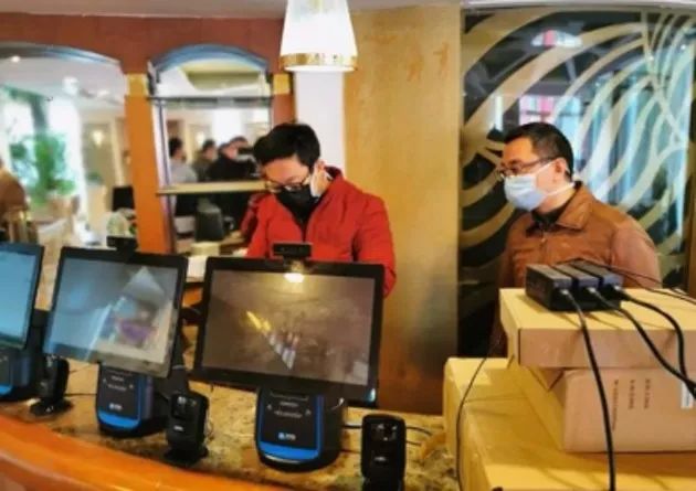 火神山医院“无接触收银”超市（图片来源：受访者提供）