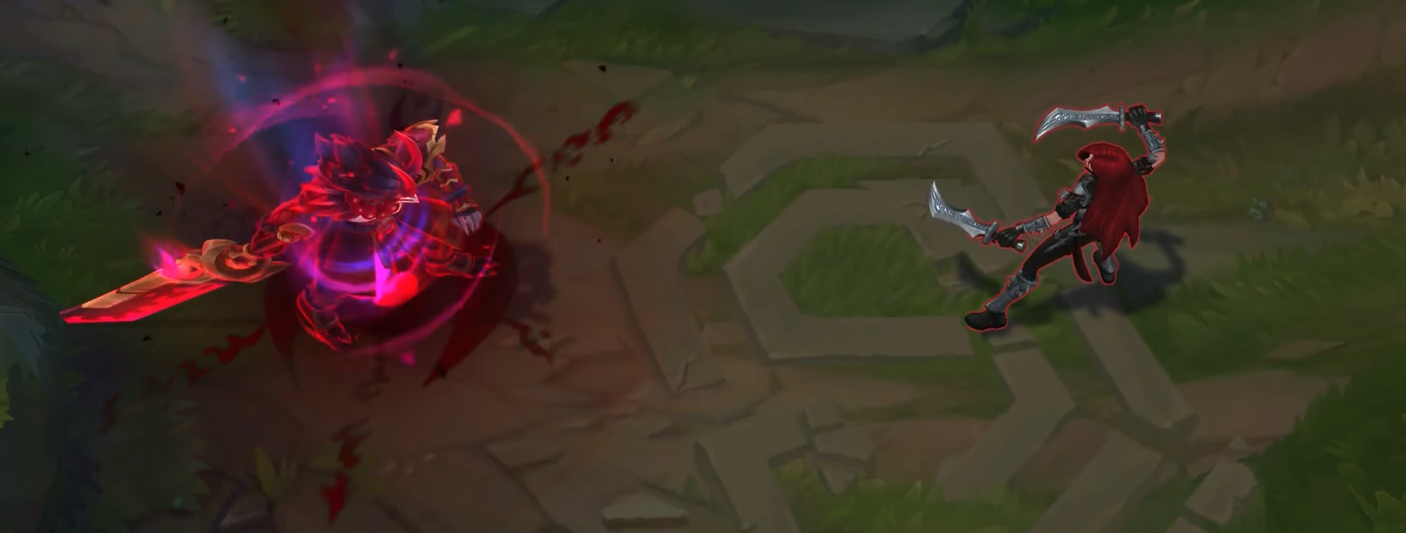 lol腥红之月蛮王皮肤试玩体验:应该算是所有皮肤特效最好的一款