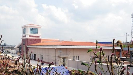 海南省澄迈县主要的动车车站——福山镇站