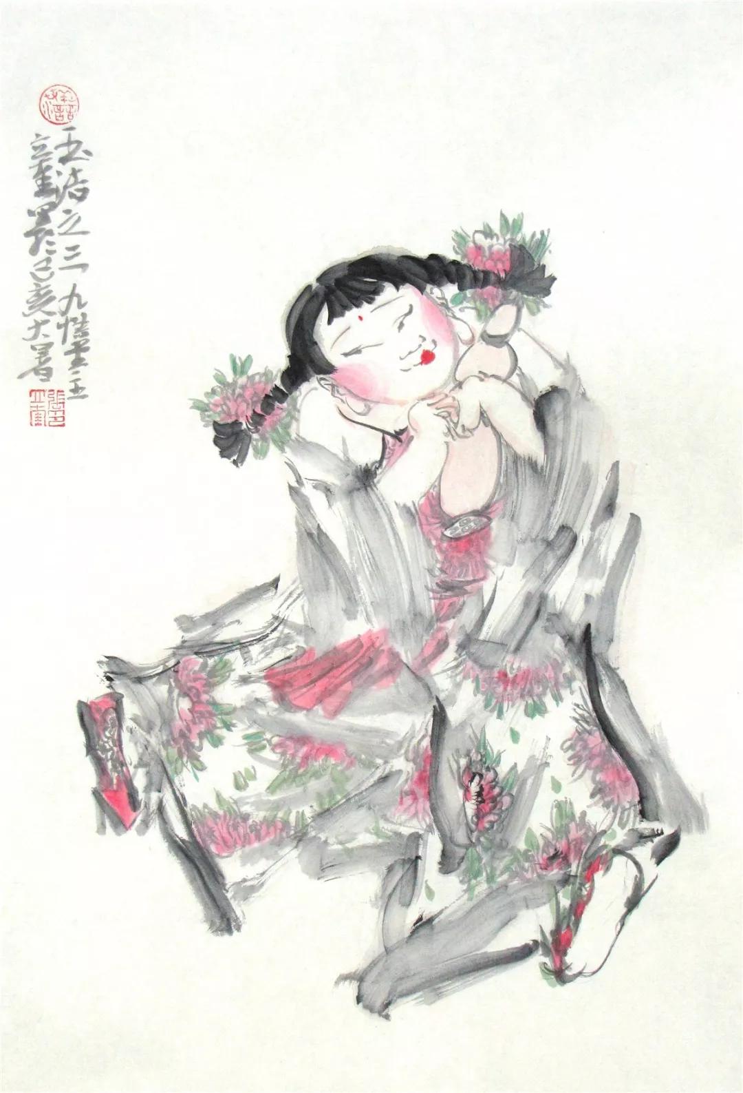 鼠年贺岁|张立奎中国画作品欣赏