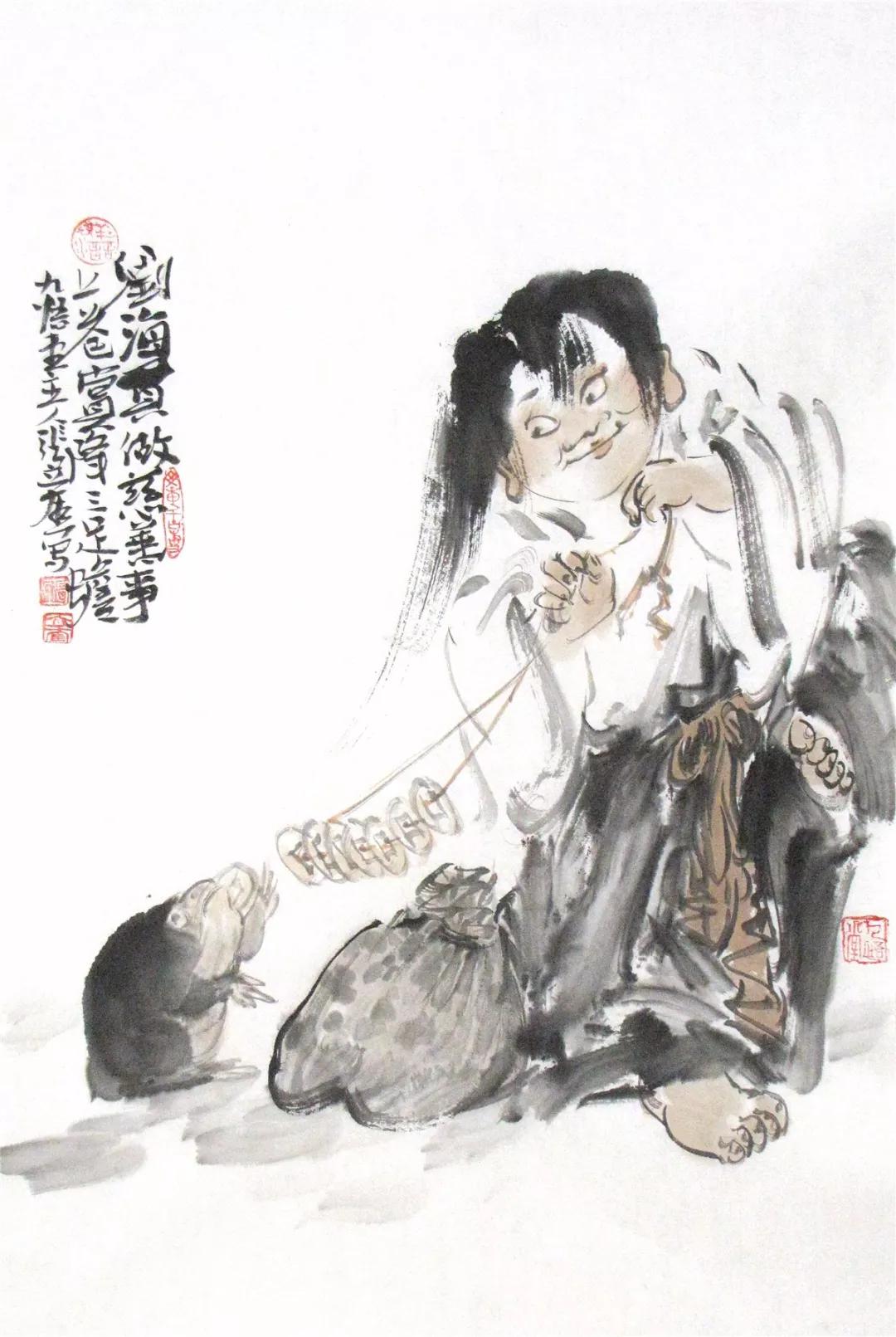 鼠年贺岁|张立奎中国画作品欣赏