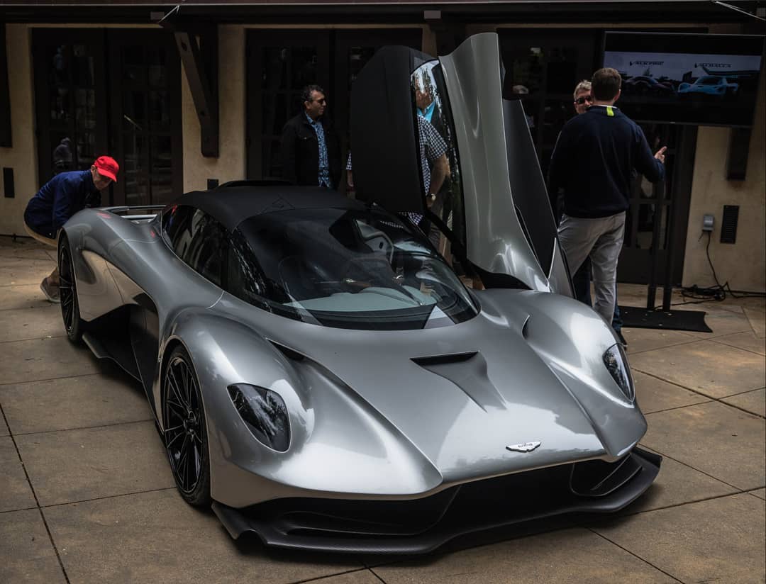 阿斯顿·马丁valhalla实车 科幻的未来感