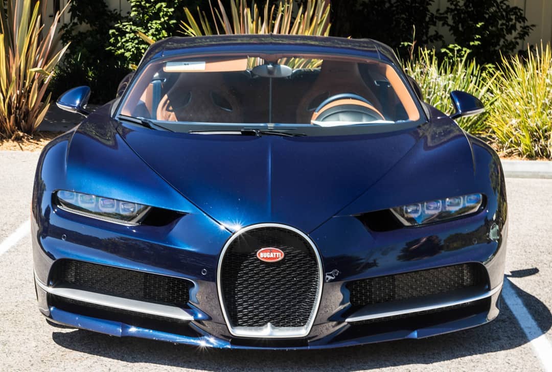 布加迪chiron实车大气的运动风格