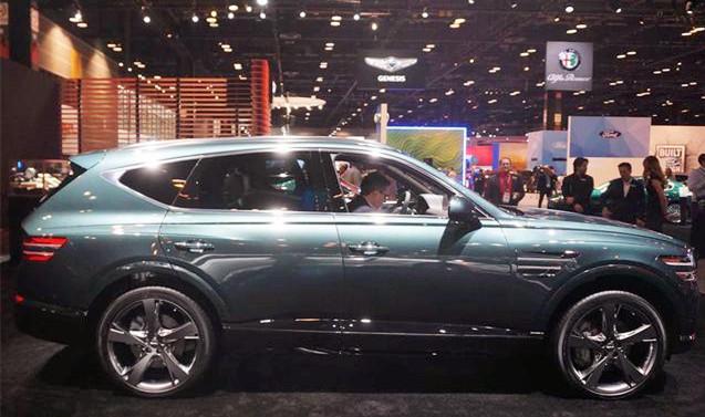 硬刚宝马X5？现代最豪华SUV亮相，前脸酷似宾利，配6缸3.5L+7座