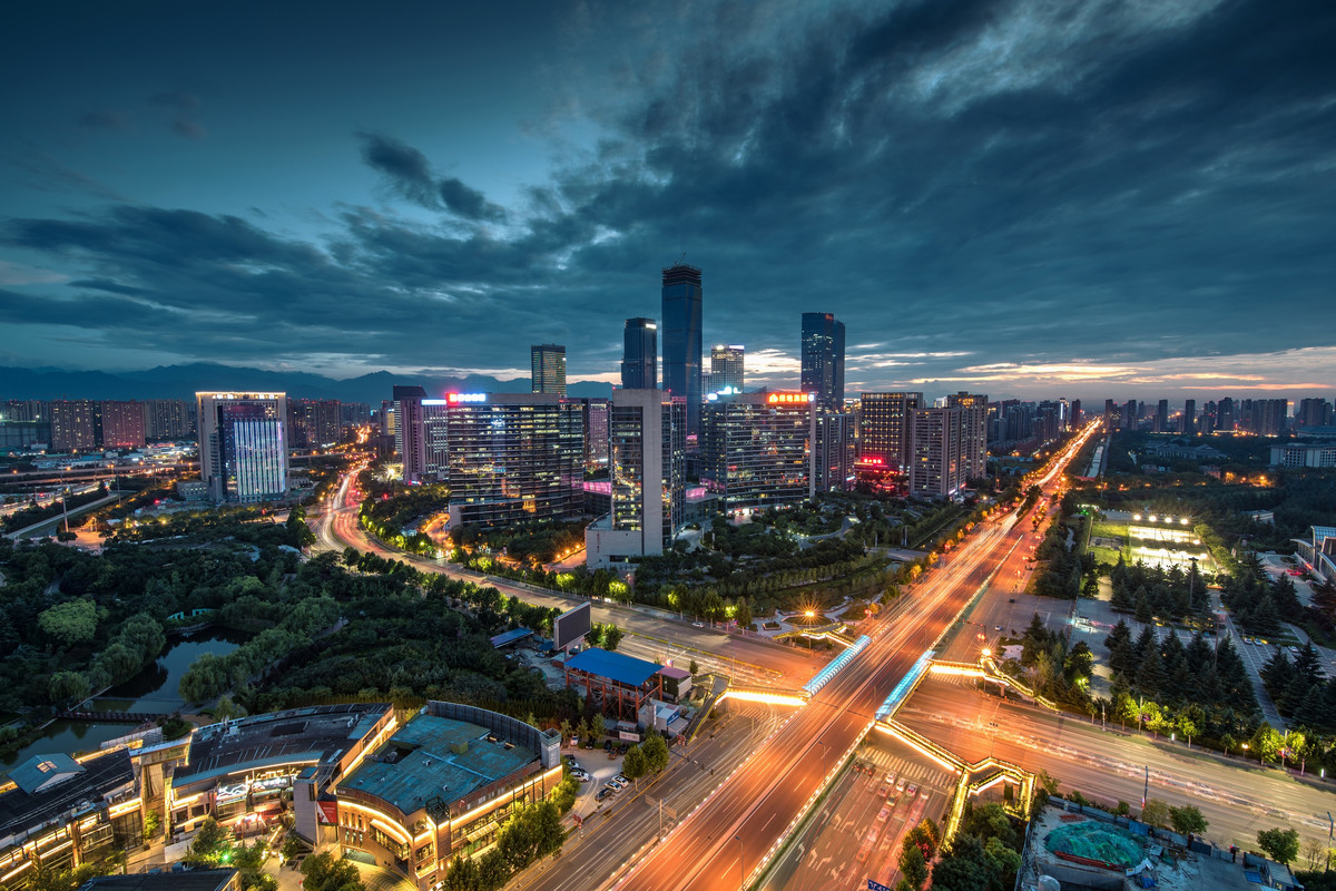 疫情之下西安的夜景寂靜而美好