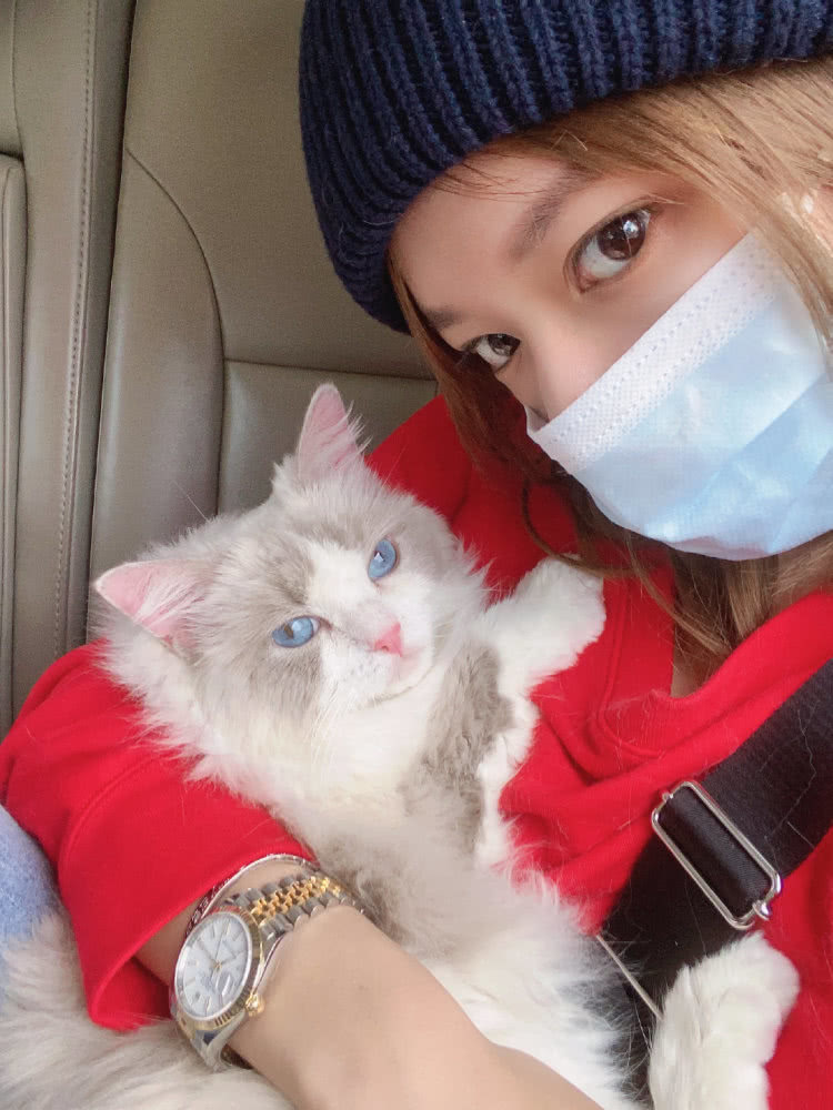 "猫系女孩"程潇,偏爱紧身黑色裤,骑士靴拉出大长腿