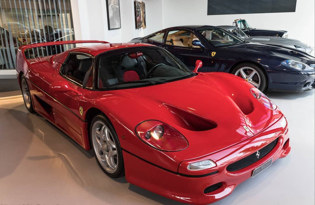 法拉利f50实车 经典大气的设计