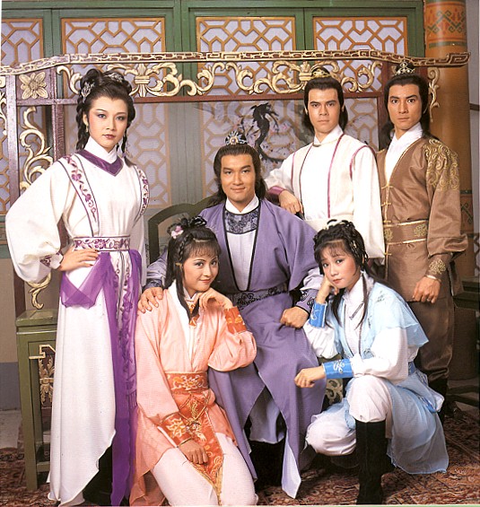 刘德华版《神雕侠侣》幕后剧照,满满的童年回忆