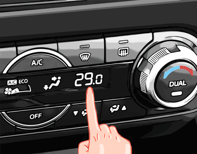 前挡风玻璃电热丝加热功能,前挡风玻璃加热范围如图中黄色区域所示)