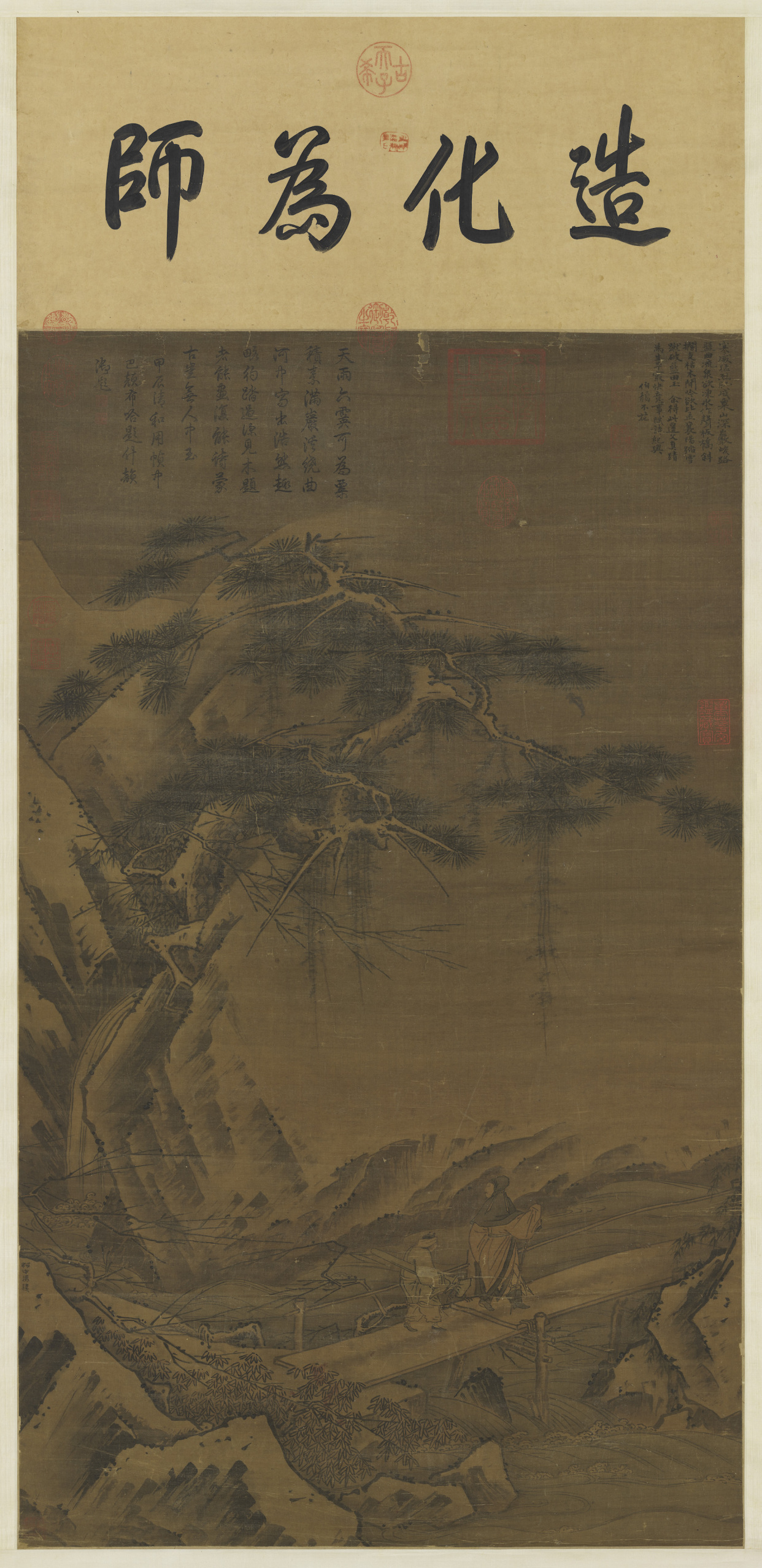 古作赏析：马远《板桥踏雪图轴》|乾隆皇帝|题诗|扬州|马轼|伯颜_新浪新闻