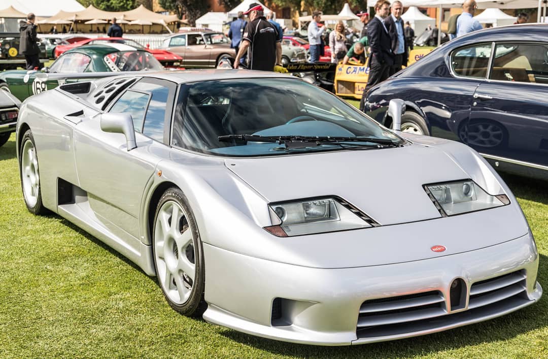 布加迪eb110实车 经典硬朗的造型